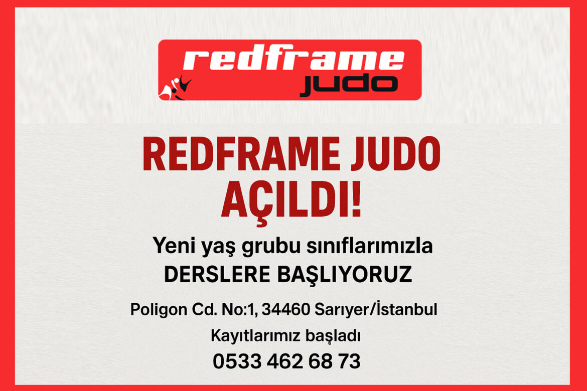 🥋 Redframe Judo Açıldı! Şimdi Kayıt Zamanı